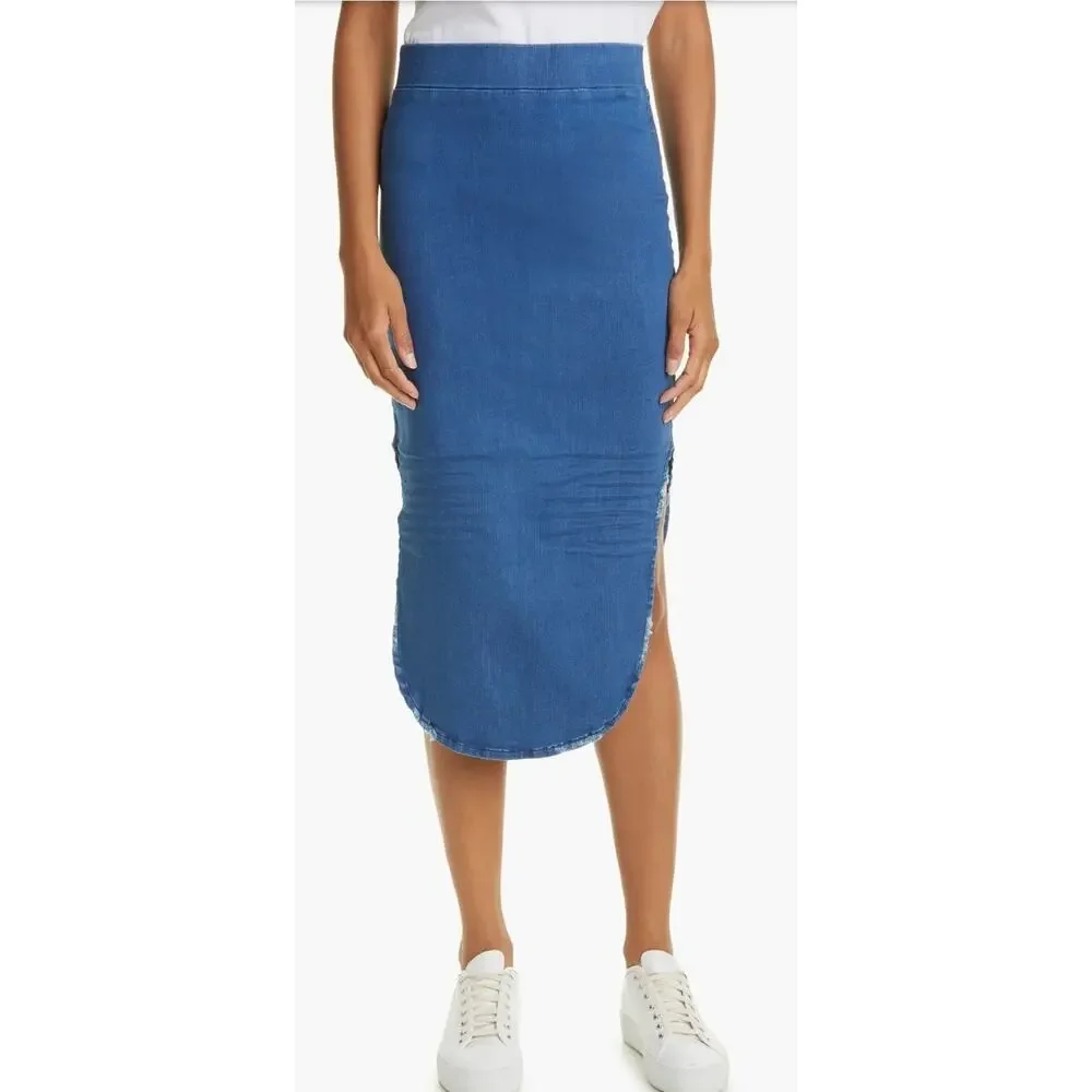 Frank & Eileen Donegal Unforgettable Jean Skirt Women’s Size 2 Stretch - Picture 11 of 11